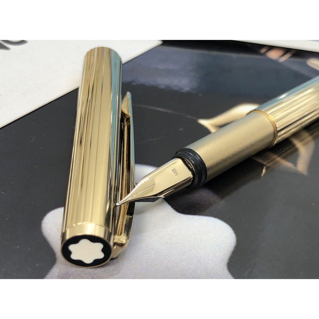 モンブラン ペンシル☆金運を呼ぶ黄金色！総金張り稀少なノブレス