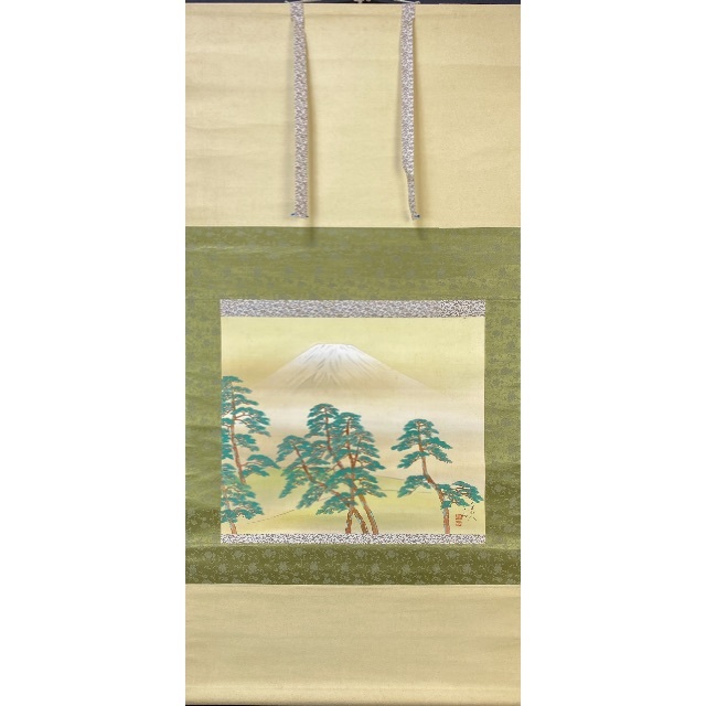 ☆川瀬巴水(二宮海岸)模写・谷村一男肉筆油彩画・F6・新品額付き