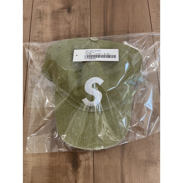 Supreme Supreme Pigment Canvas S Logo Olive Pigment Canvas S Logo