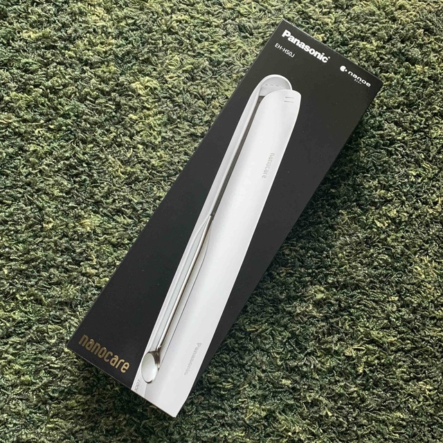 新品パナソニック EH-HS0J-W ホワイト ストレートアイロン ナノケア
