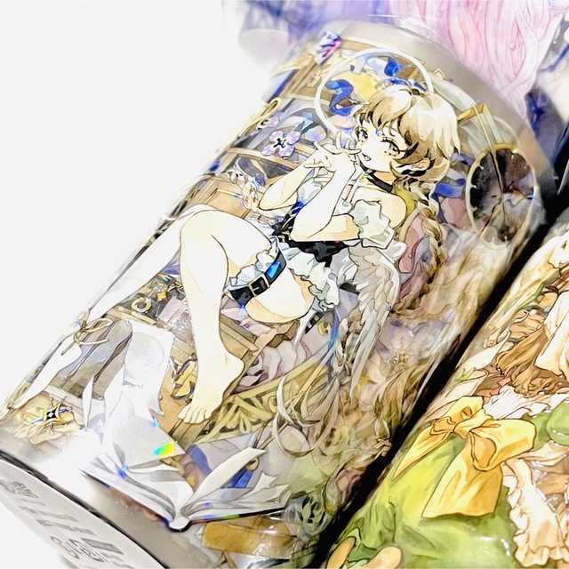 海外 柠檬树 女の子 人物 装飾 人魚 レトロ マスキングテープ 4巻