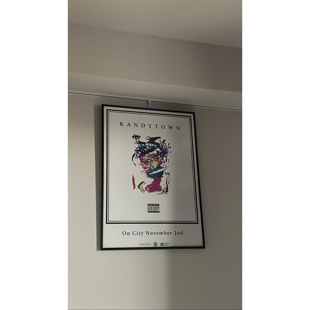 KANDYTOWN 1stアルバム ポスター 額縁付き 人気定番，SALE kandytown