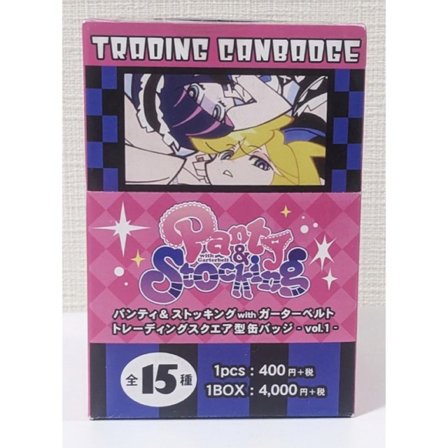 パンティ&ストッキング with ガーターベルト缶バッジ