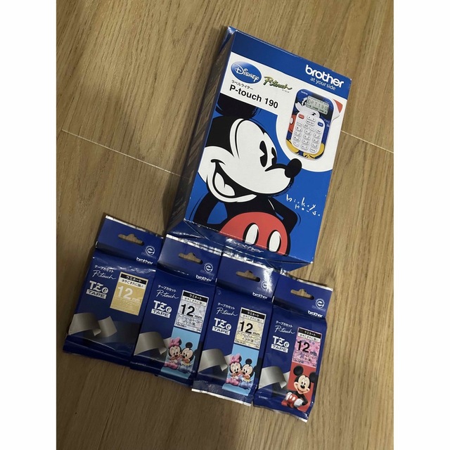新品 brother P-TOUCH190 ピータッチ190 ミッキーブルー 新品 brother