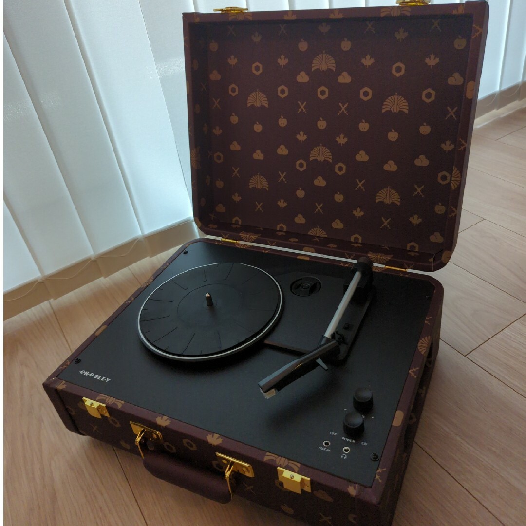 美品】東京事変 再生装置 ポータブルレコードプレーヤー ボルドー