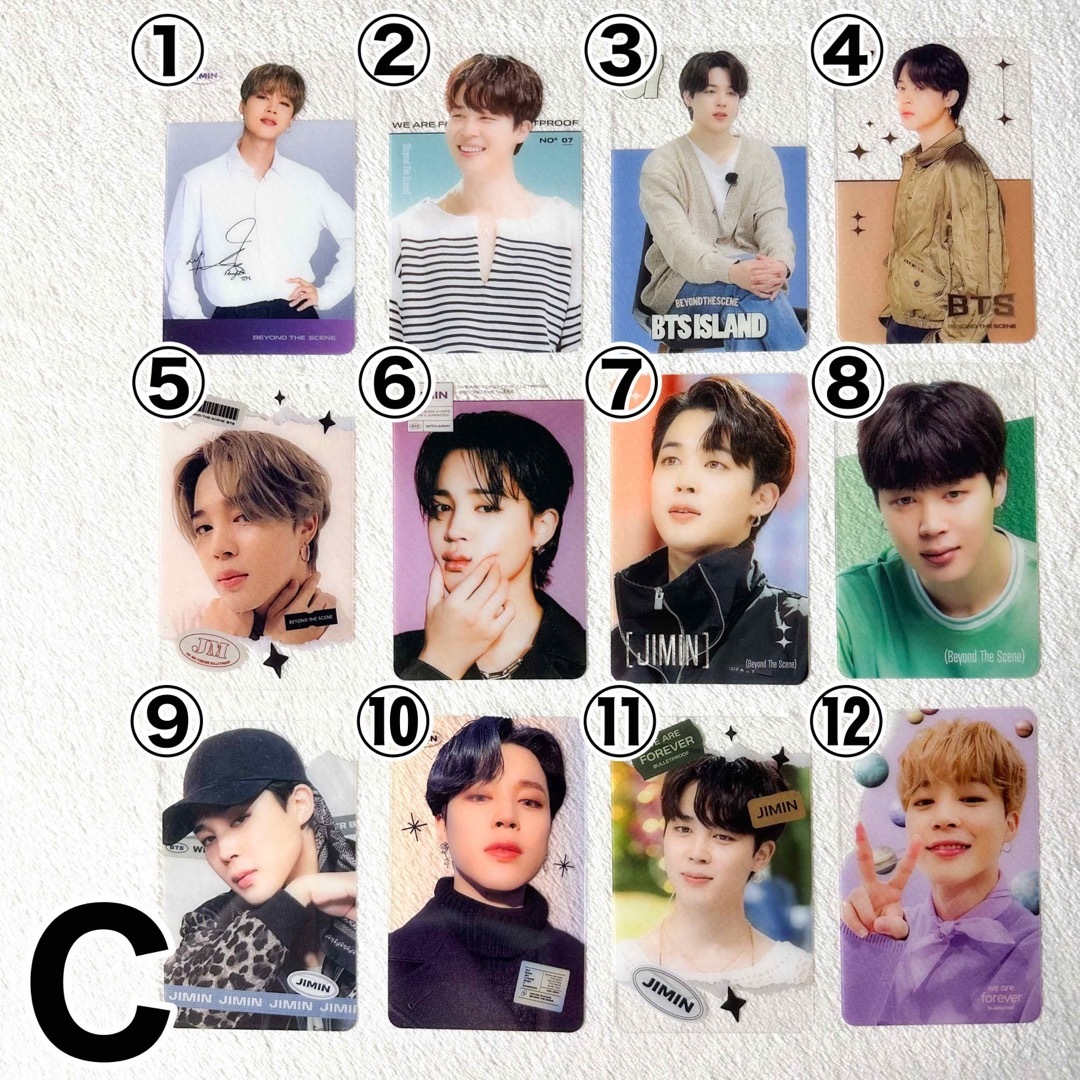 レアBTS防弾少年団 ジミン アルバム特典 トレカ ロサンゼルス コンサート