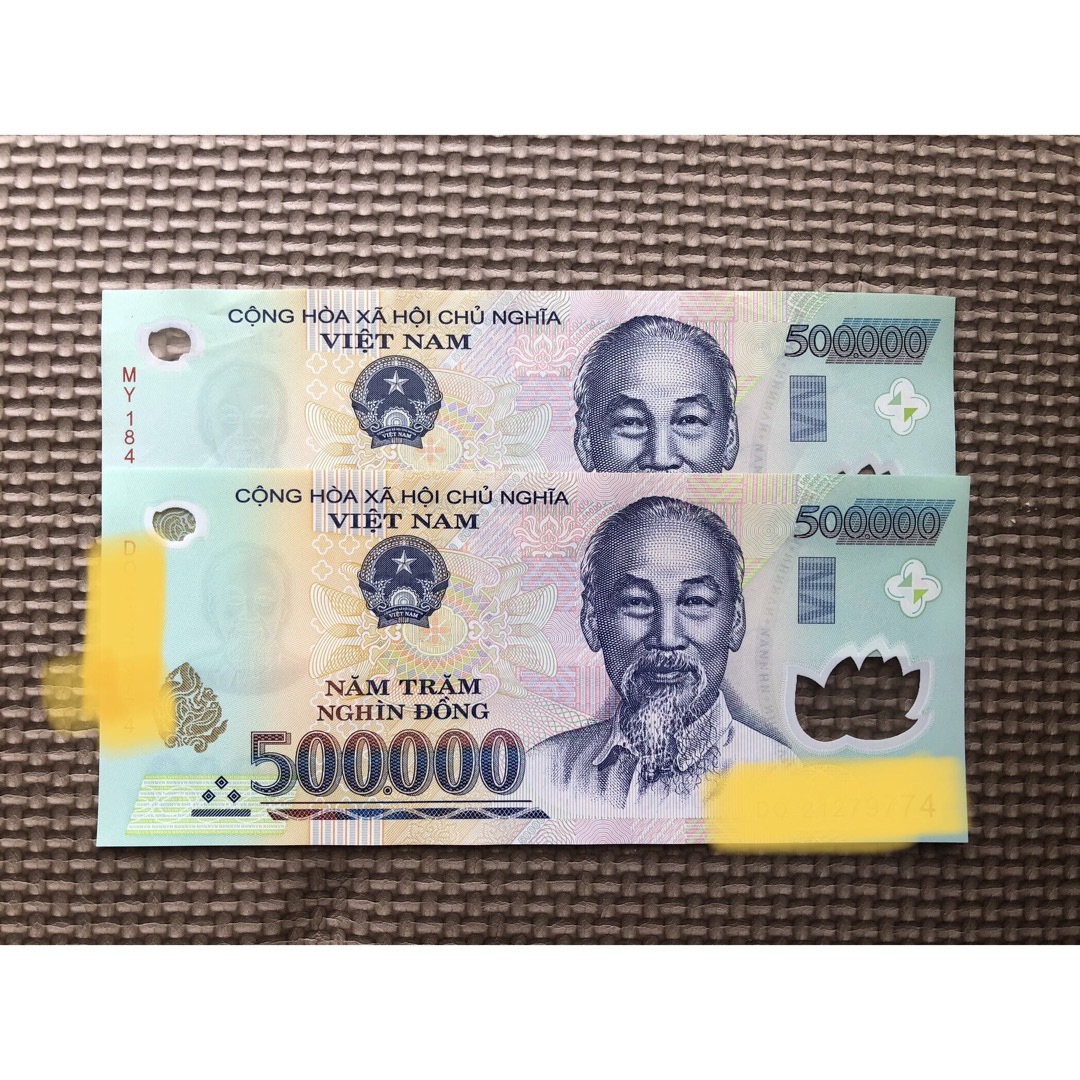 ベトナム紙幣 ベトナムドン 50万ドン2枚 ベトナムドン ベトナム ドン