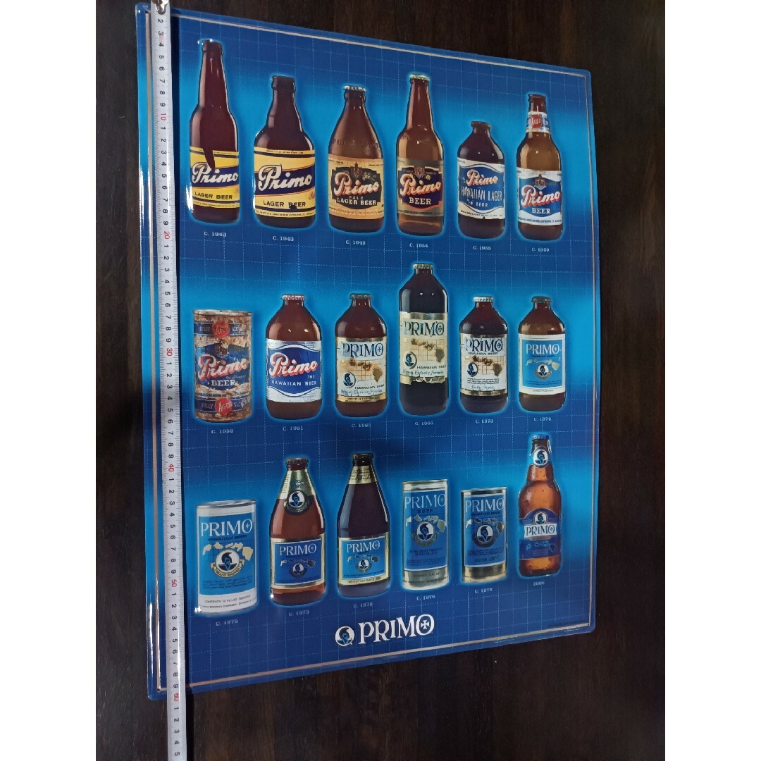 ハワイプリモビールブリキ看板