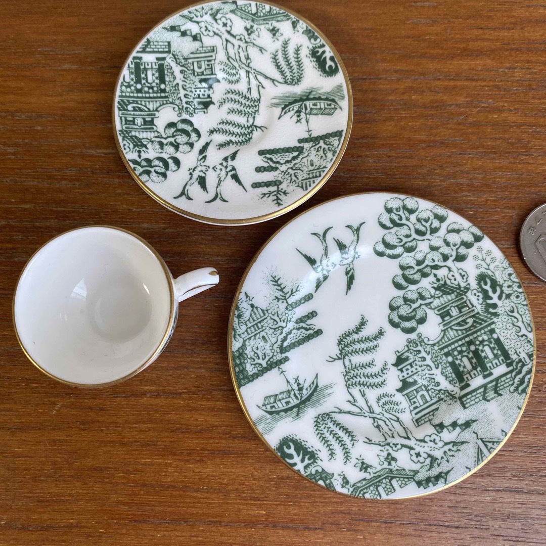 コールポート グリーン ウィロー オールドウィロー ミニチュア ティー