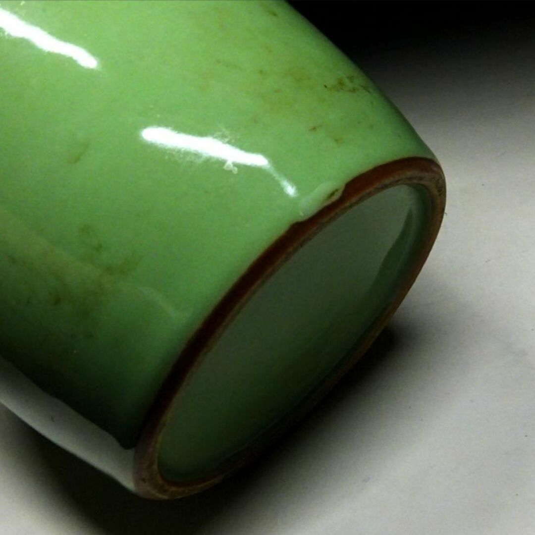 中国古玩 青磁 双耳 花瓶 高約30cm 唐物 時代物 t92559の通販 by 吉猫