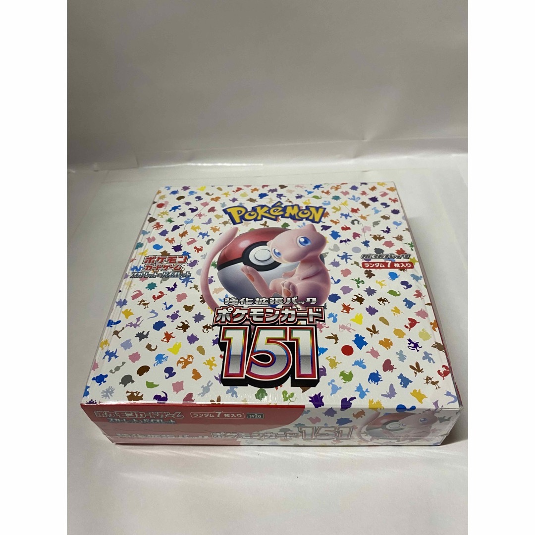 151 シュリンク付き ポケモンカード151 シュリンク付き4箱セット
