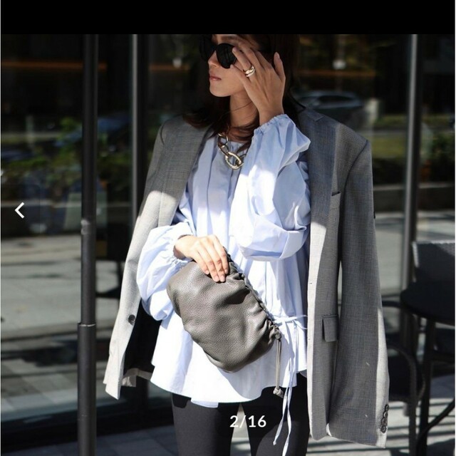 し*ん様 AyakoBag アヤコバッグ レザー 巾着 ショルダー クラッチ