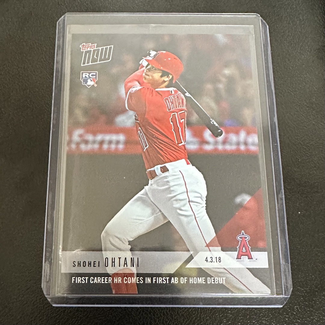 大谷翔平メジャー初ホームランカードTOPPS NOW #MOY-1(PSA8) 大谷翔平
