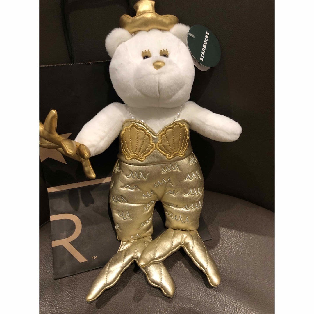Starbucks - 海外スタバ☆ベアリスタ☆マーメイド人魚☆ゴールドの通販