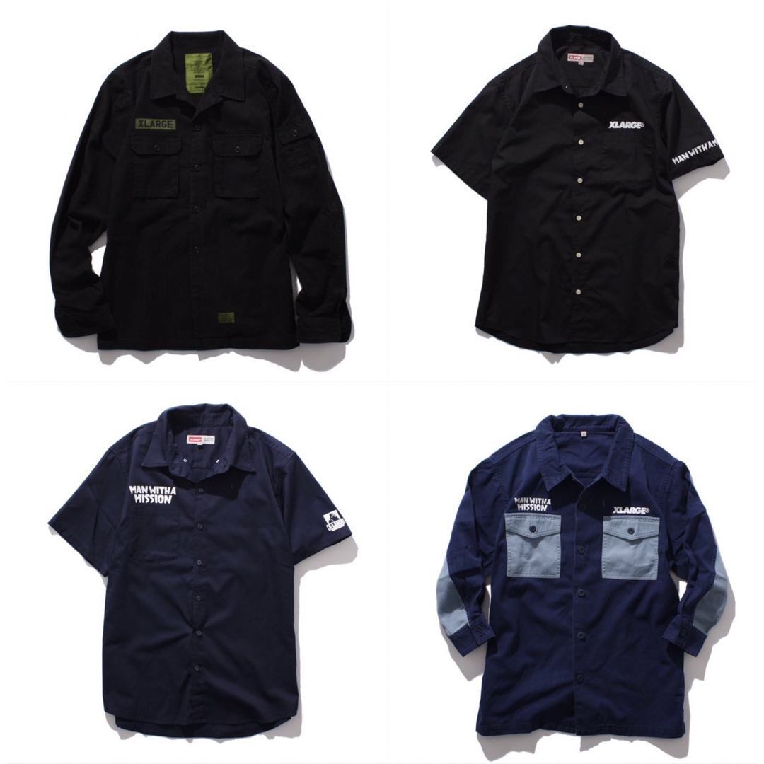 MAN WITH A MISSION 2024福袋 戦闘服 長袖 M（ブラック） MAN WITH A