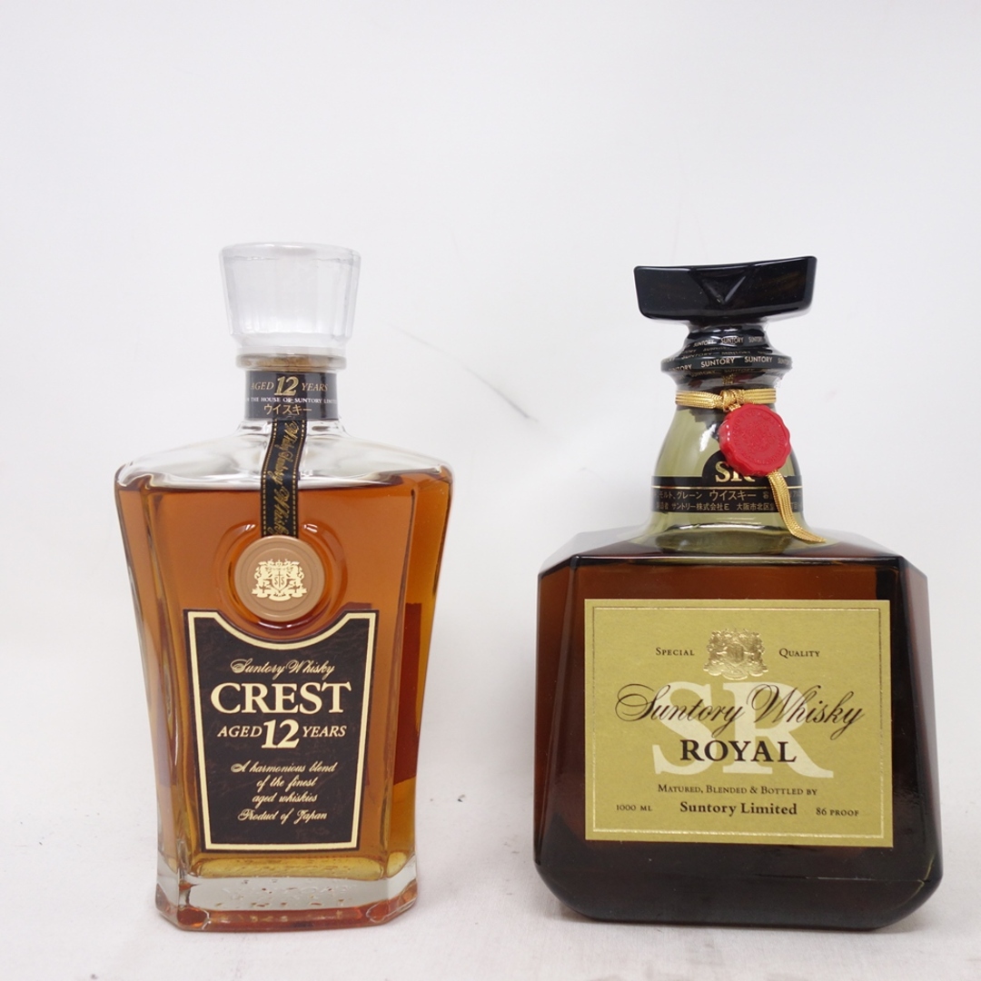 サントリー 【4本セット◇福岡限定】サントリー クレスト12年 ローヤル