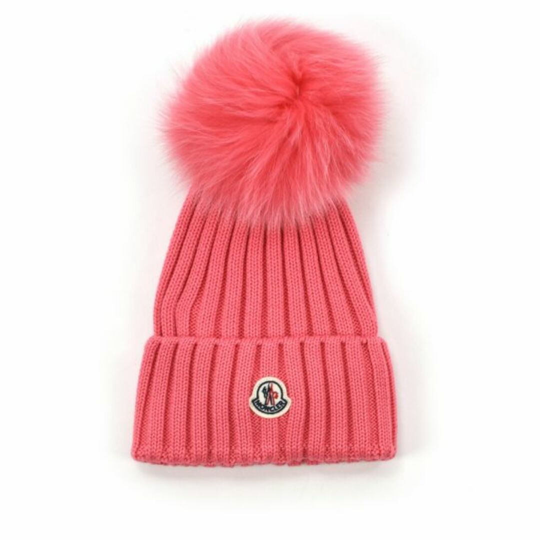 MONCLER ピンクファー付きニット帽 大人もOK！MONCLER2025/26秋冬新作