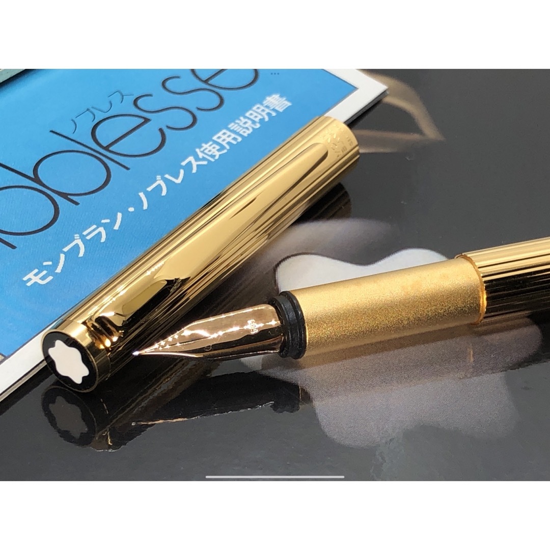 モンブラン ペンシル☆金運を呼ぶ黄金色！総金張り稀少なノブレス
