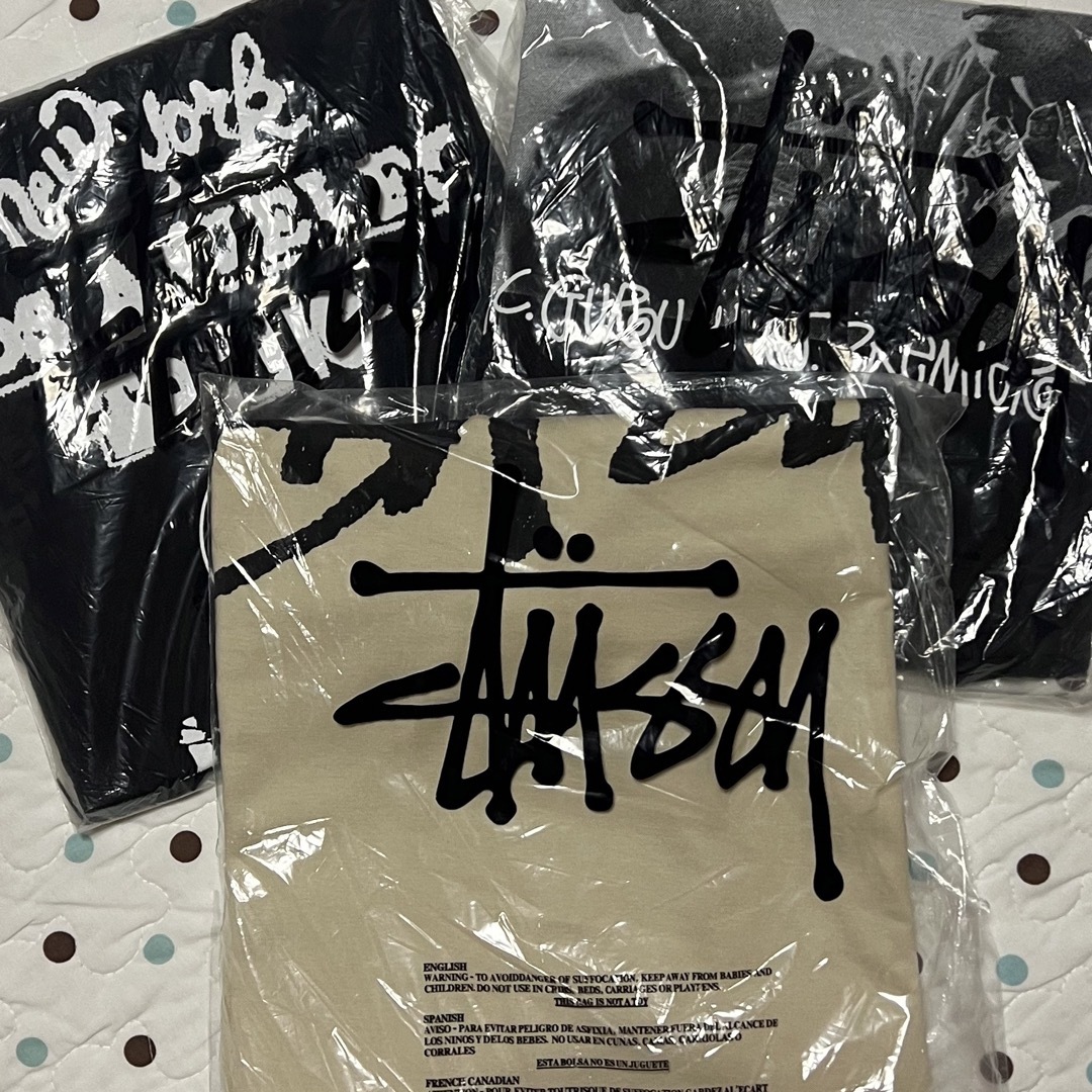 STUSSY - STUSSY tシャツ Lサイズ 3枚セットの通販 by 41849000's