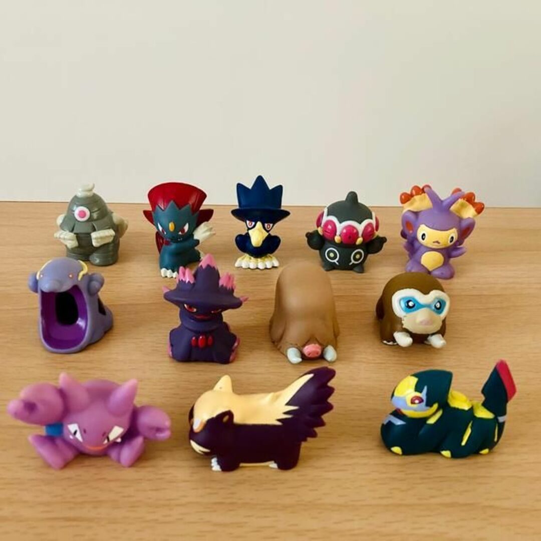 1】ポケモン 指人形 バラ売りOK 紫系 ポケモン 12体セット♪の通販 by
