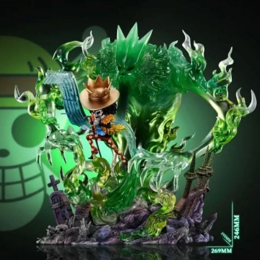 ワンピース ソウルキング ブルック フィギュア ガレージキット 塗装