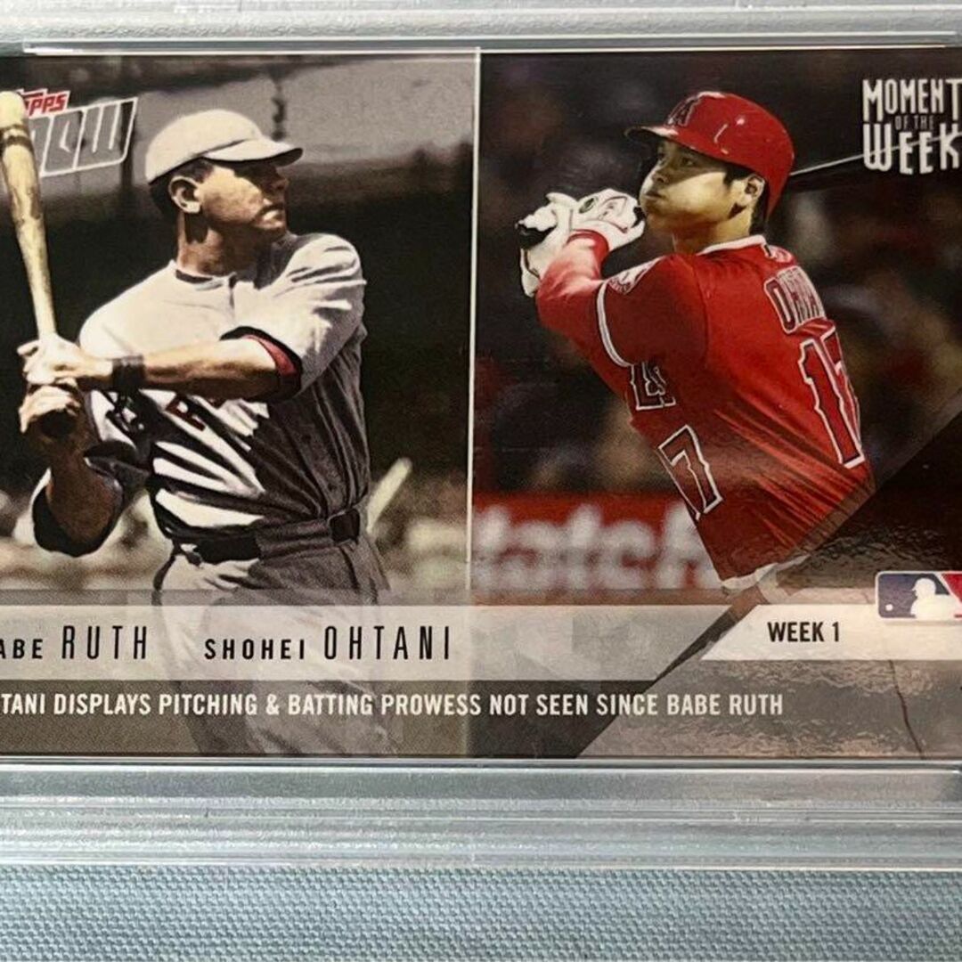 大谷翔平&ベーブルース コラボカード #MOW1 PSA鑑定済(10点満点) 大谷