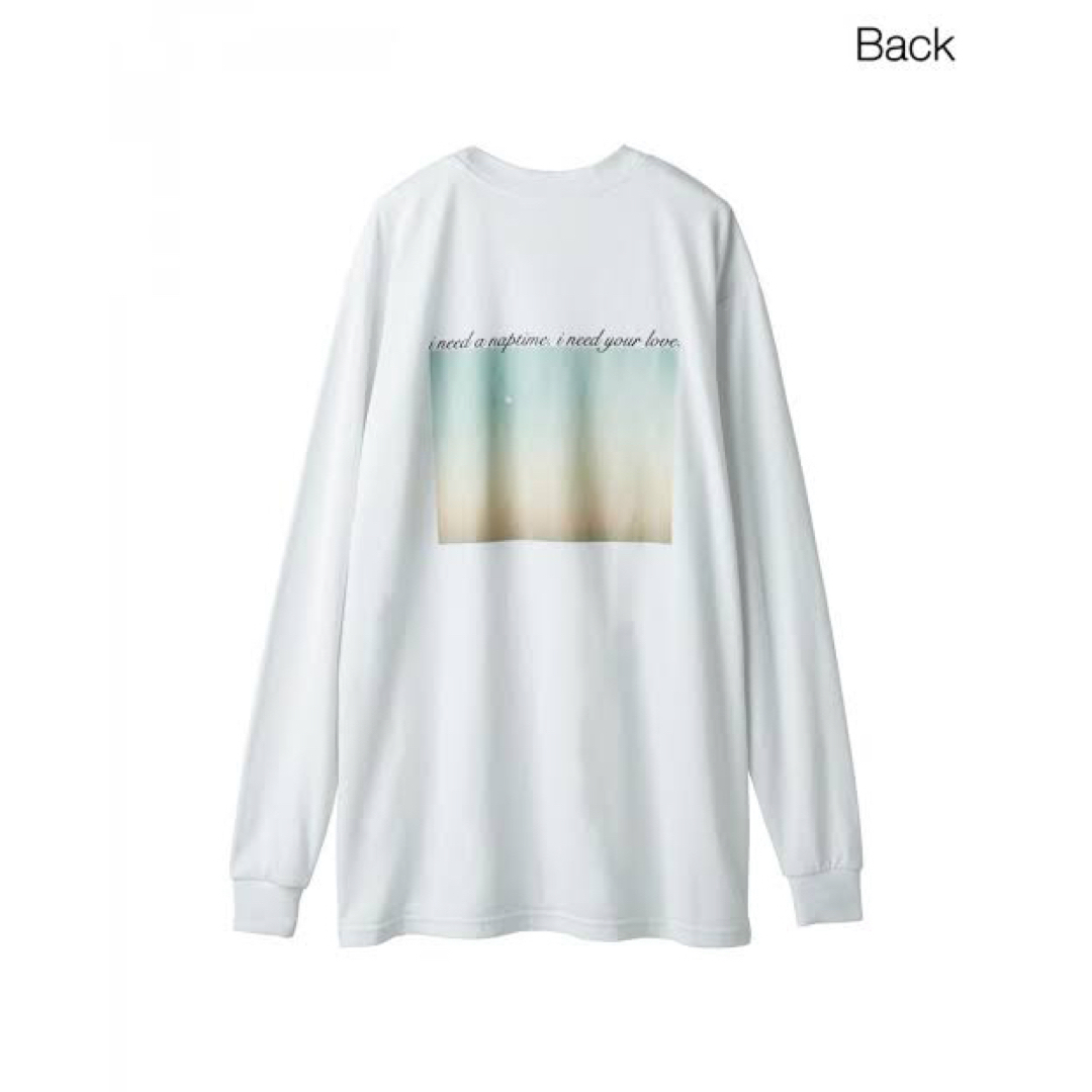 Nissy Nap time フォトプリントプルオーバーカットソー Naptime フォト