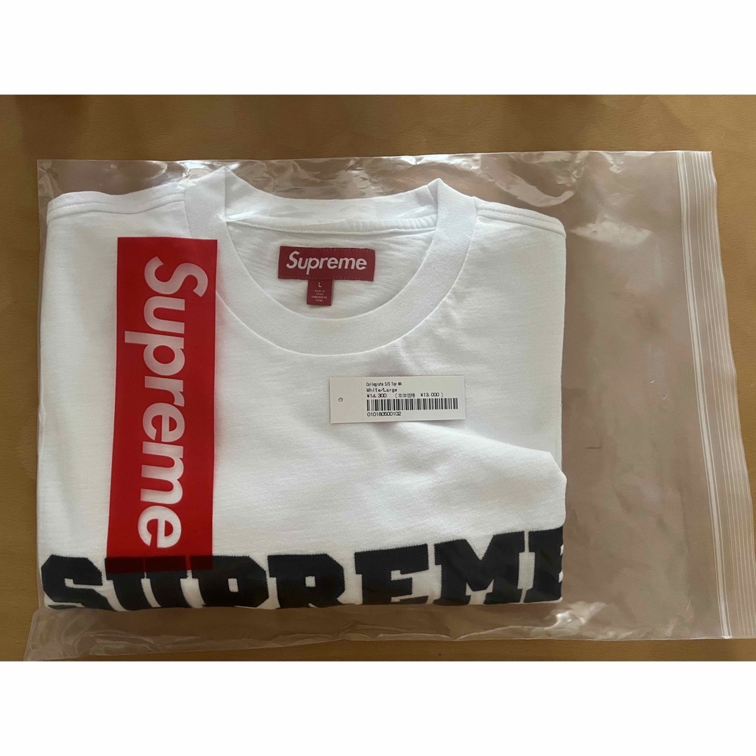 オンライン完売 supreme collegiate s/s top
