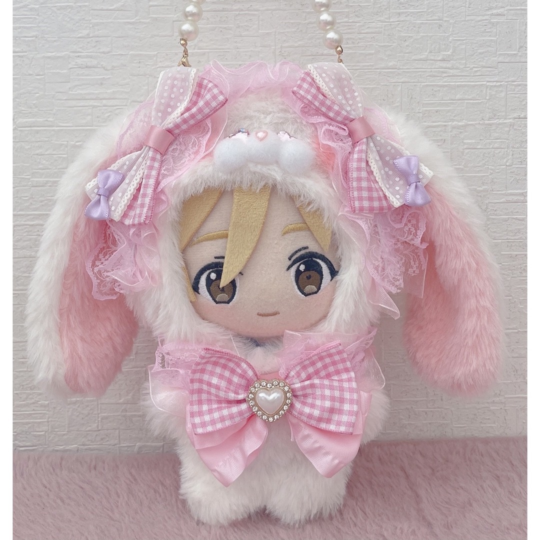 色違いコーデ】夢かわ猫 ドレス 12cm ぬい服 いつぬい 色違いコーデ