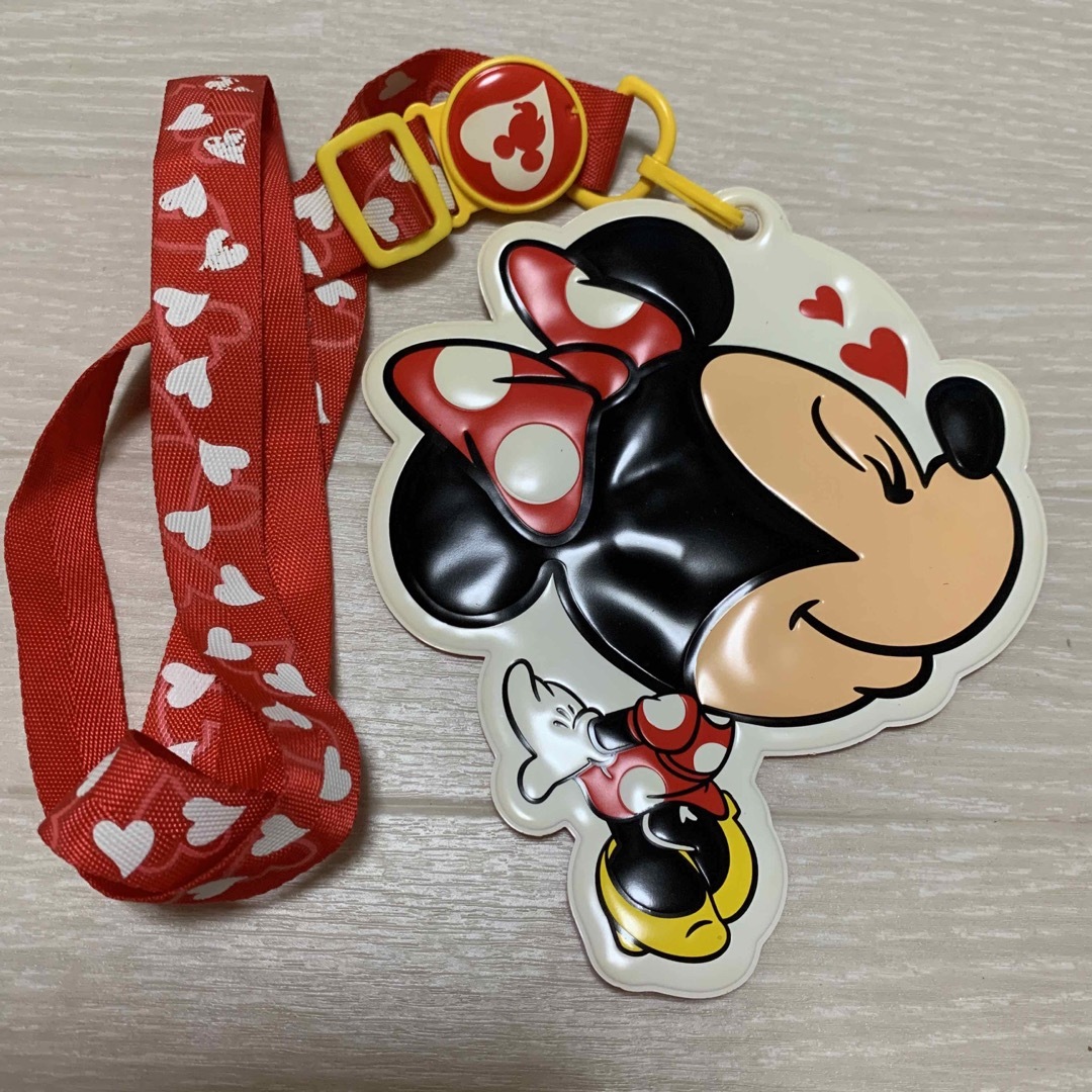 ミニーマウス - ミニーちゃん パスケース カードケース ネック