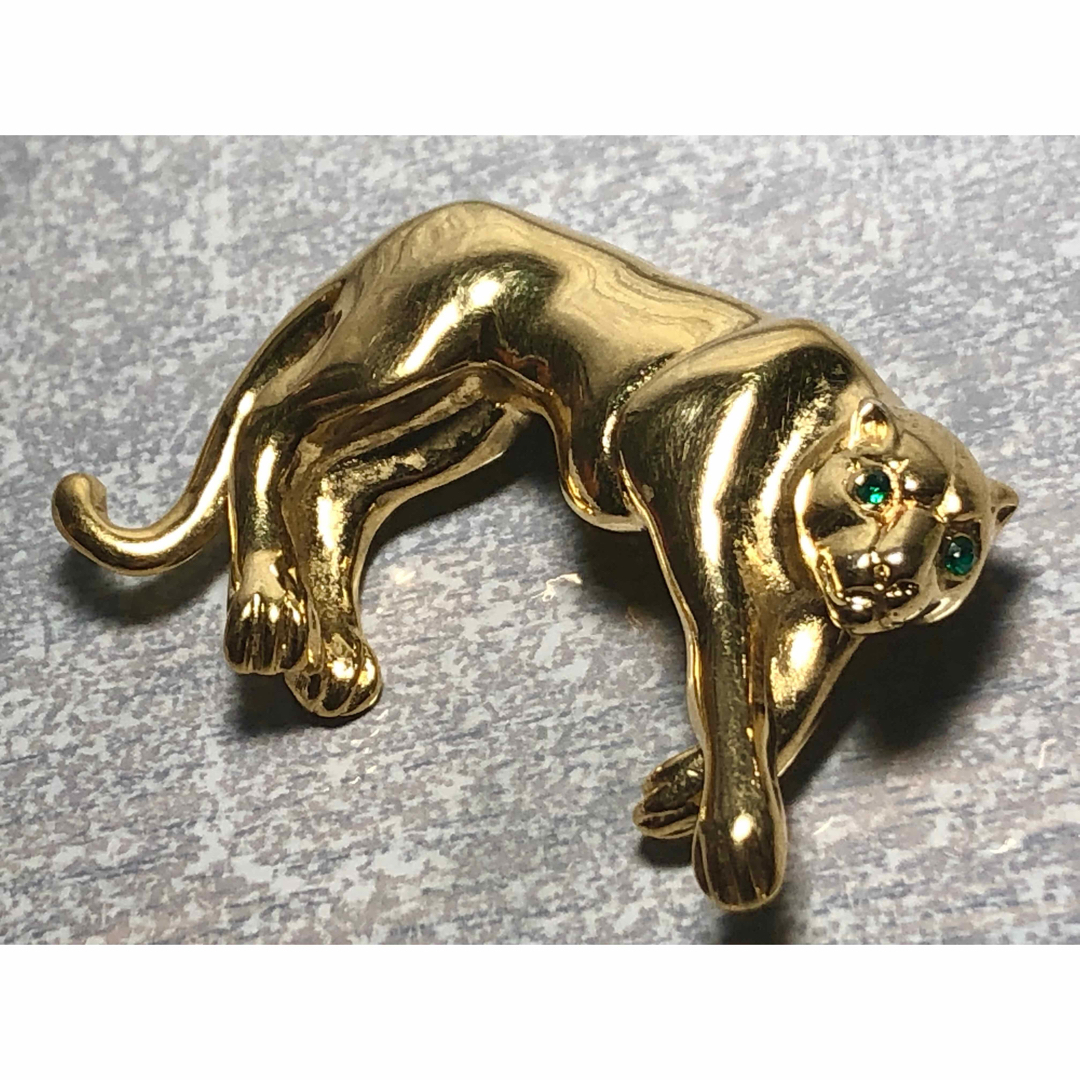 GIVENCHY ジバンシィ ブローチ ゴールド 猫科