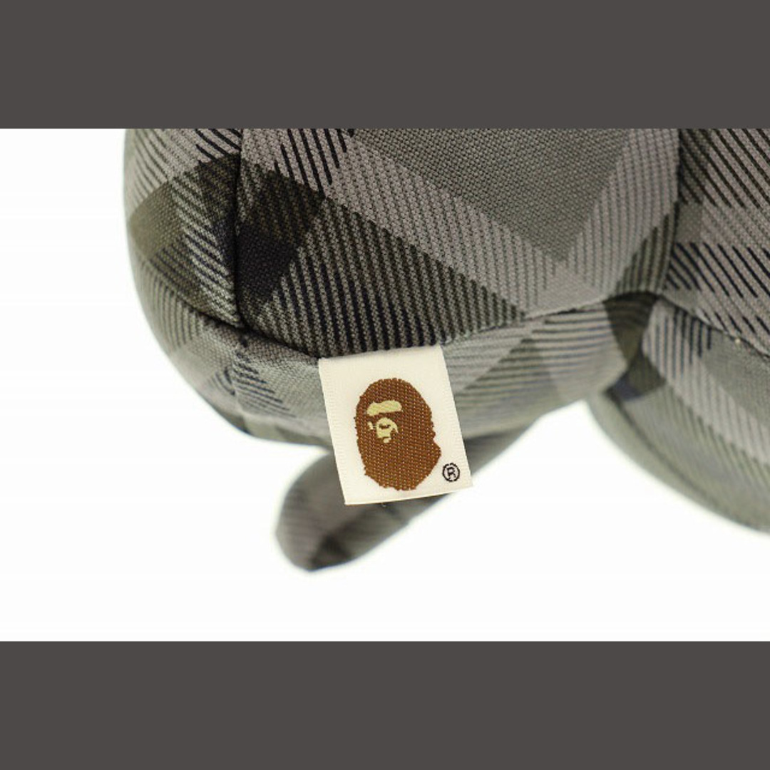 A BATHING APE BAPE ベビーマイロ チェック柄 ぬいぐるみ A BATHING