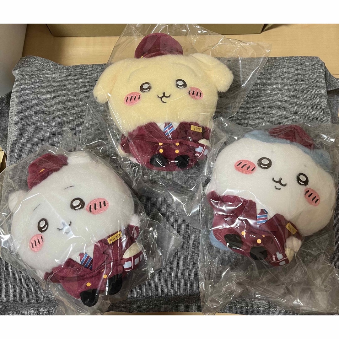 ちいかわ阪急電車なほわほわぬいぐるみS