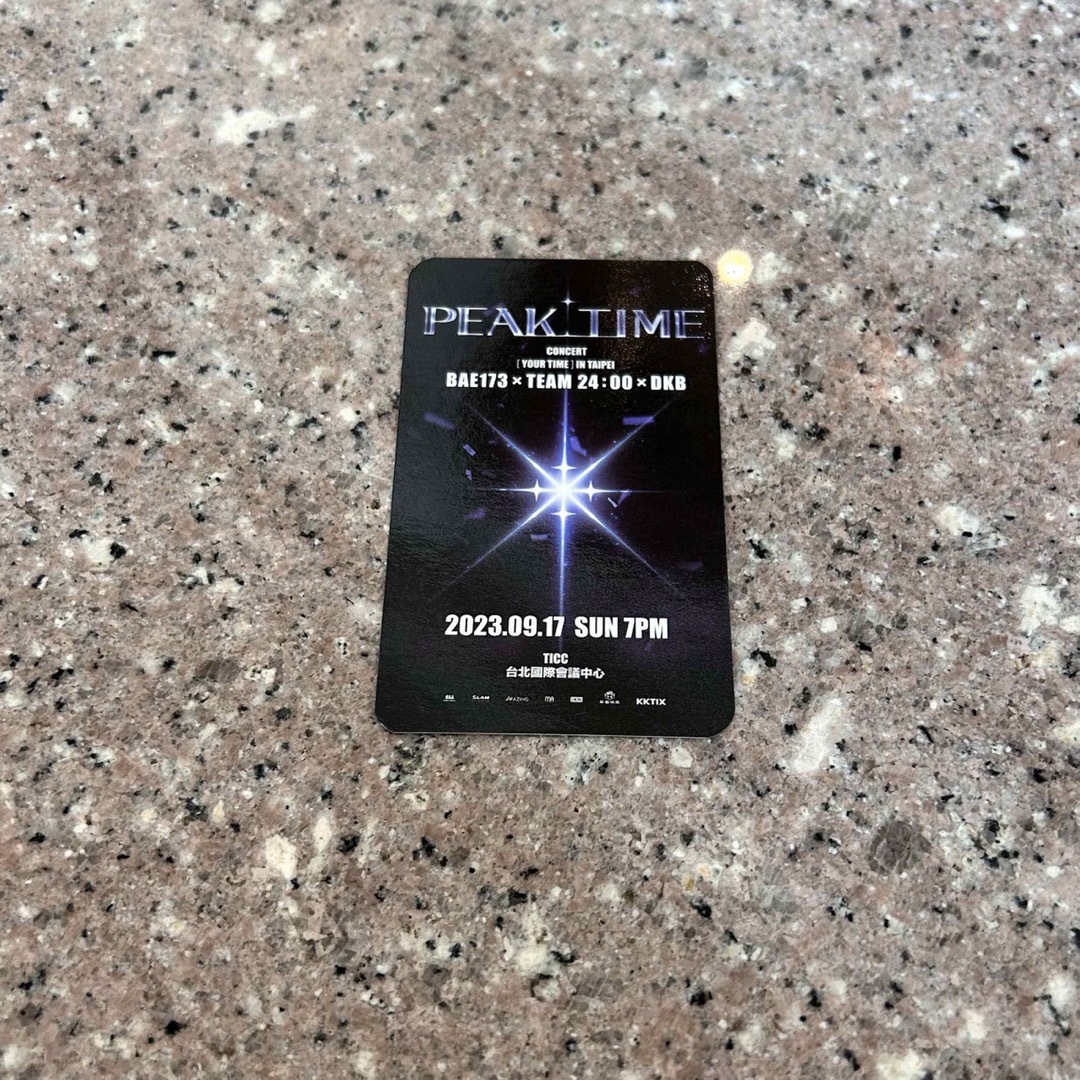 台湾限定】 PEAKTIME ピークタイム TEAM 24:00 トレカ ポカ 台湾限定