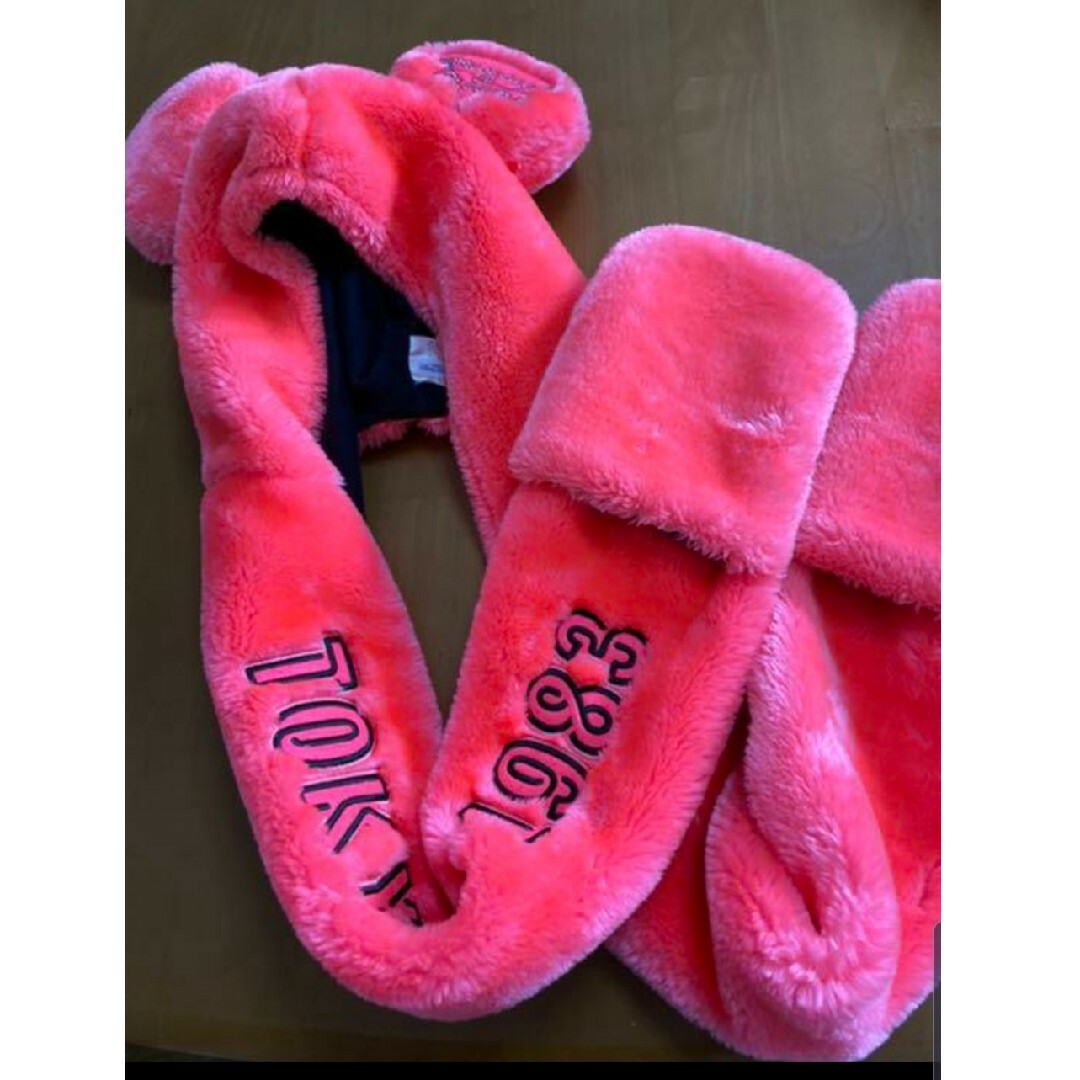 ディズニー ミッキー ファンキャップ マフラーキャップ ピンク