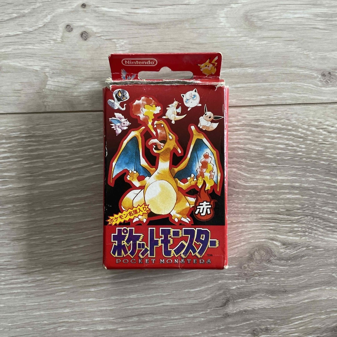 未開封】ポケモン／ポケットモンスター／トランプ／赤／リザードン