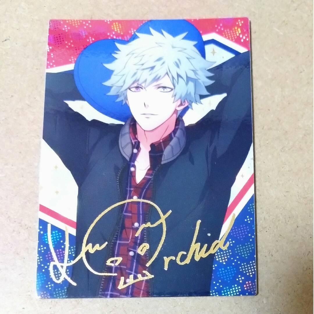 うたプリ 黒崎蘭丸 シャニライ ビジュコレ 直筆サイン SEC シークレ