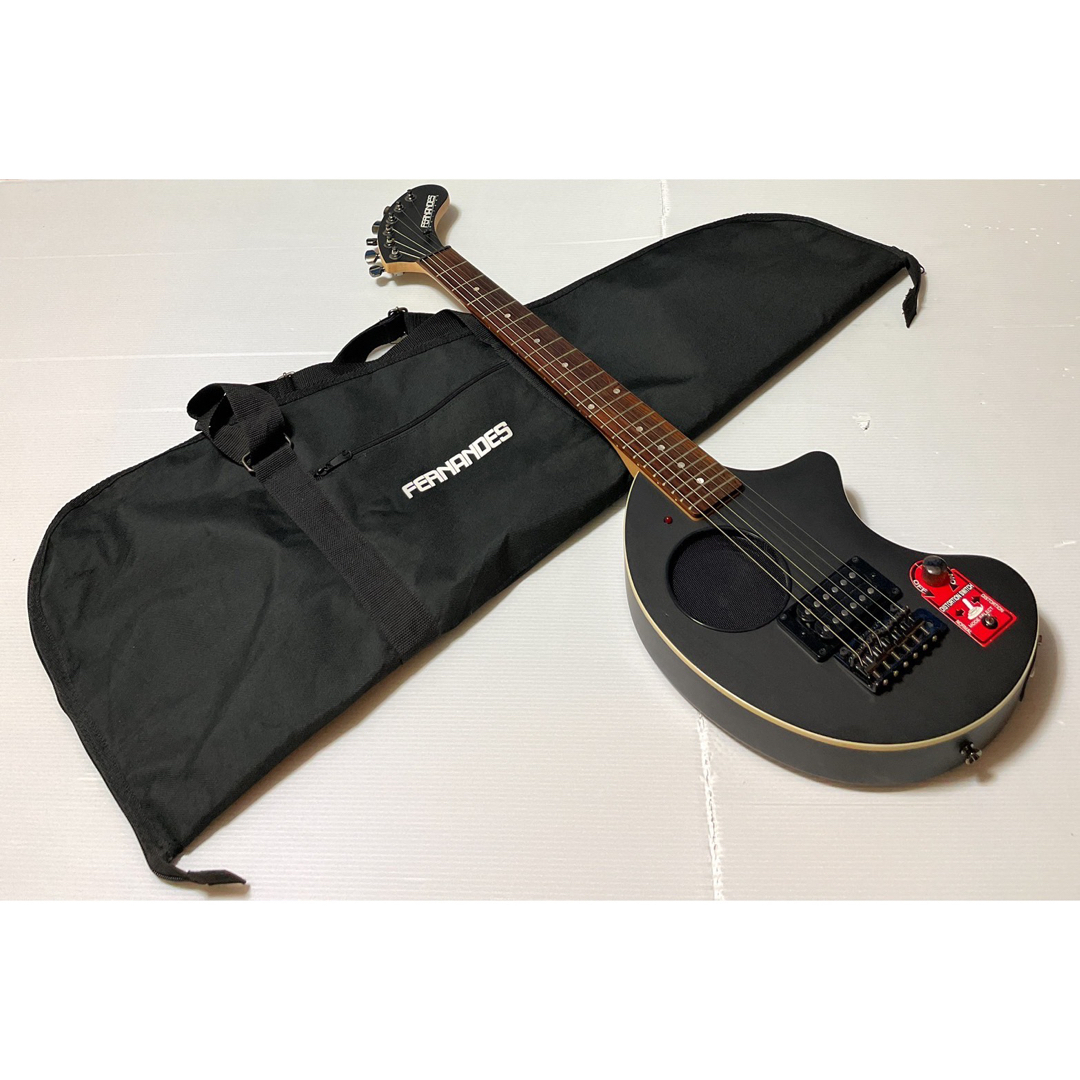 美品】ZO-3 グレー アンプ内蔵ミニギター 専用ケース付 ぞーさん 美