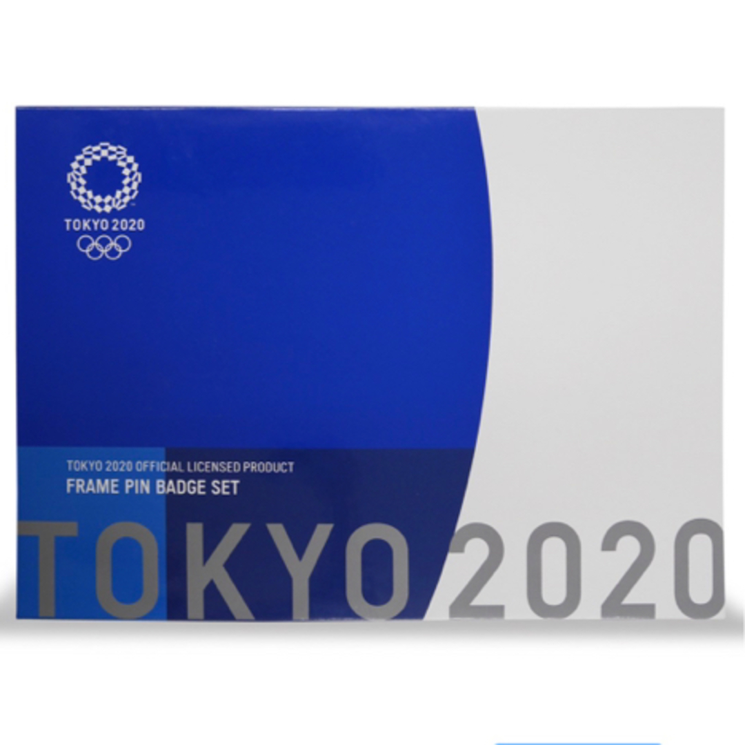 送料無料】東京2020マスコット シリアルNo.入り額装ピンバッチセット
