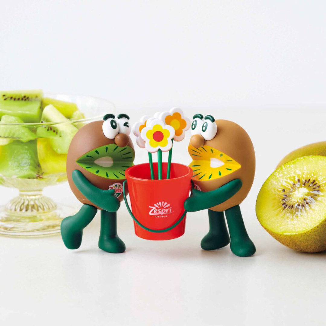 ゼスプリグリーンキウイぬいぐるみバケツセット キウイブラザーズ