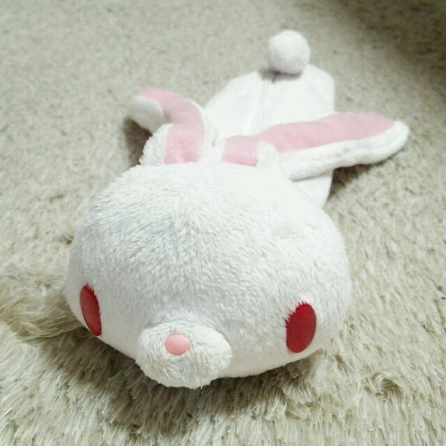 チャックスGP 汎用うさぎ デュアルペンポーチ 汎用ホワイト（ペン