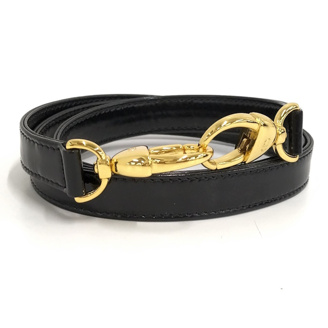 Christian Dior ショルダーストラップ レザー ブラック