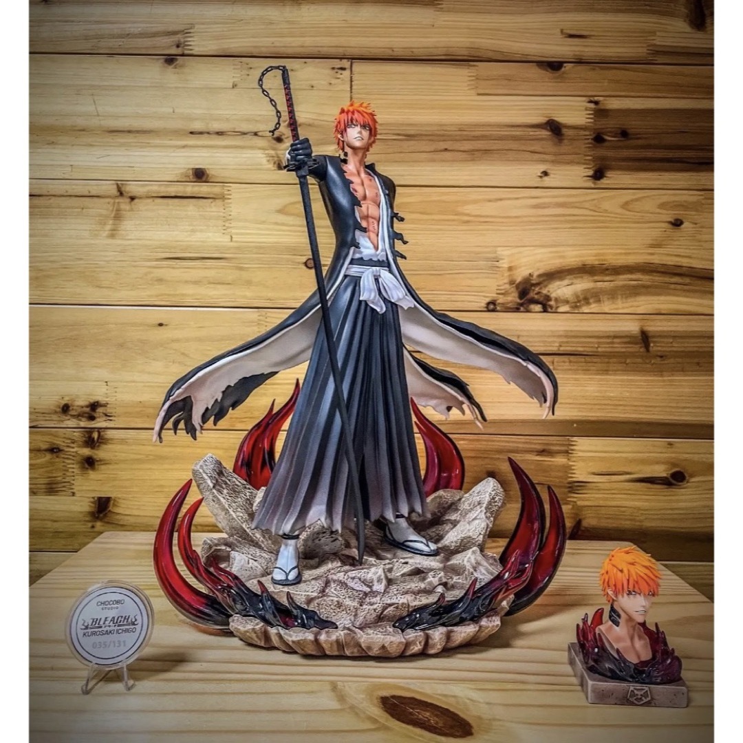 BLEACH 黒崎一護 ガレージキット ガレキ スタチュー⑥⑥ Amazon.co.jp