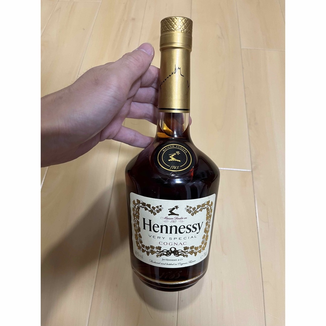 古酒 未開栓 2本セット Hennessy ヘネシー XO 金キャップ クリアボトル