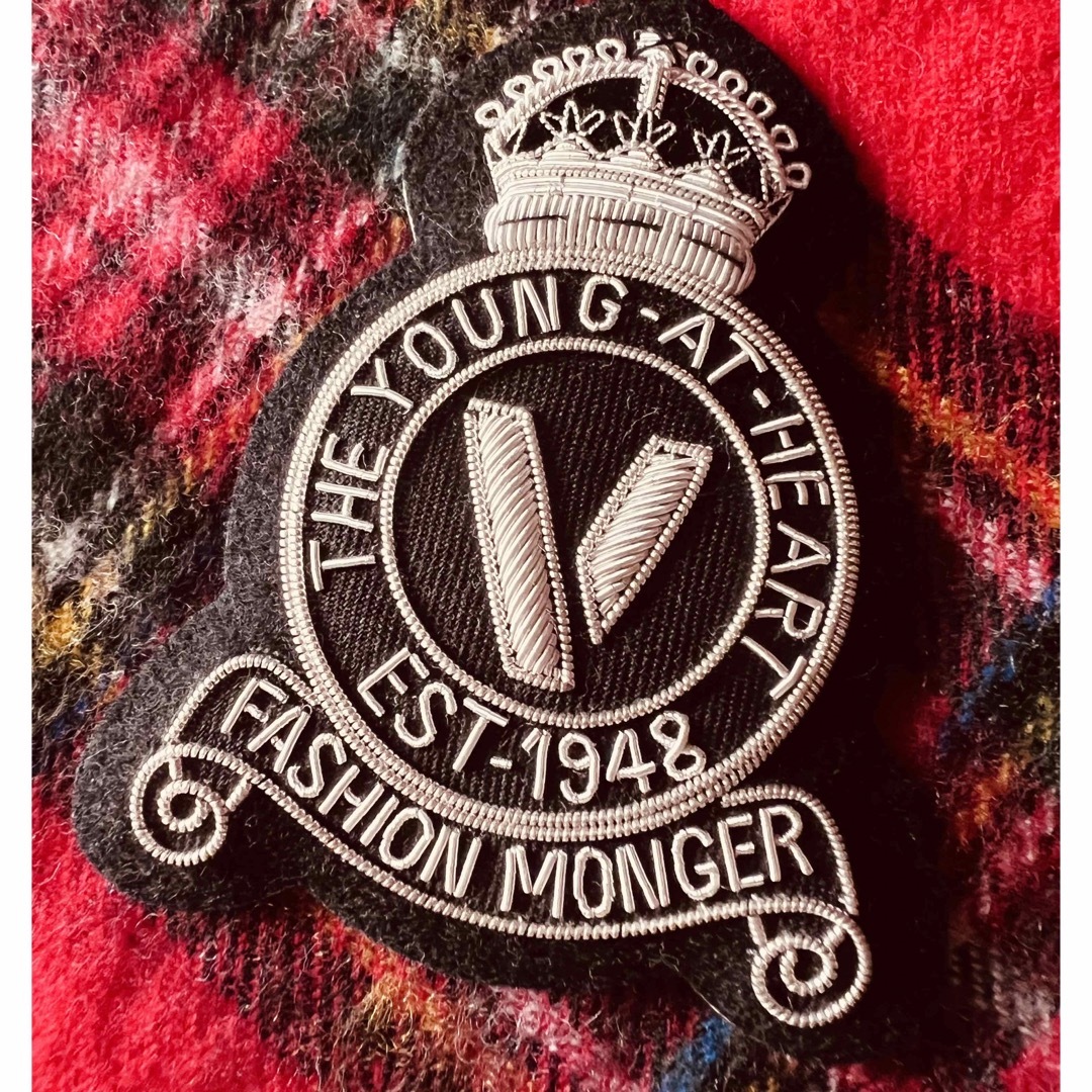 VAN Jacket - VAN JACKET製、ブレザーエンブレム刺繍モール銀、大変