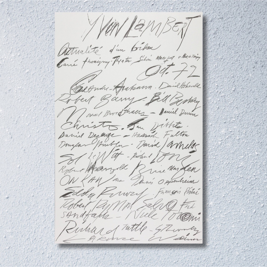 日本未入荷 Cy Twombly1972 希少ポスター