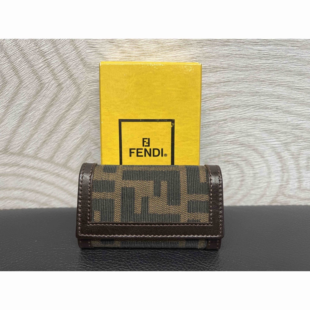 Fendi キーケース レザー キャンバス 【公式通販】