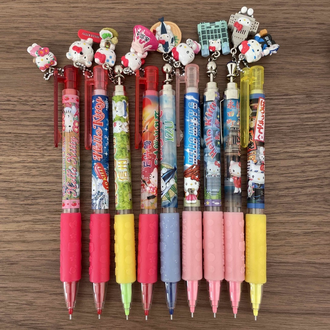 Hello Kitty ご当地ボールペン シャープペンまとめ売り 地域限定キティ