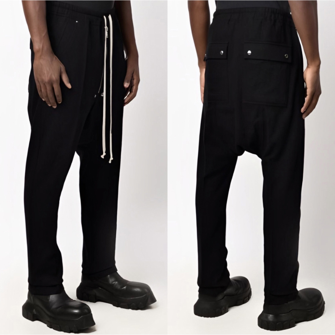 Rick Owens リックオウエンス pods サルエル ブラック 黒 ウール Rick