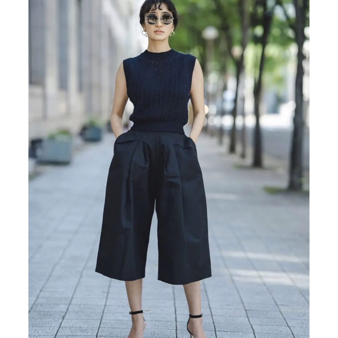 Nala ナラ dress pants navy ドレスパンツ